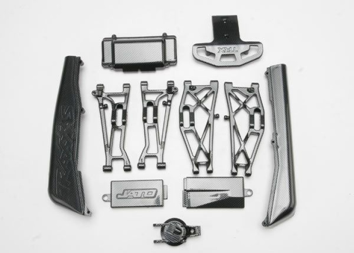 Exo-Carbon Sats Komplett Jato* i gruppen Katalog / Fabrikat / T / Traxxas / Reservdelar hos Minicars Hobby Distribution AB (425522G)