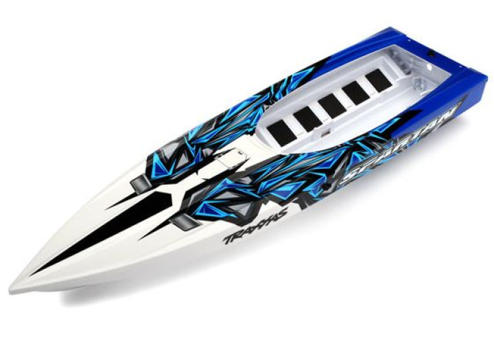 Skrov Blå Spartan i gruppen Katalog / Fabrikat / T / Traxxas / Reservdelar hos Minicars Hobby Distribution AB (425718)