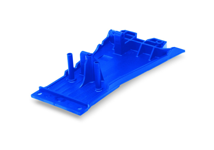 Chassis LCG Lower Blue Slash 2WD in the group Catalog / Brands / T / Traxxas / Spare Parts at Minicars Hobby Distribution AB (425831-BLUE)