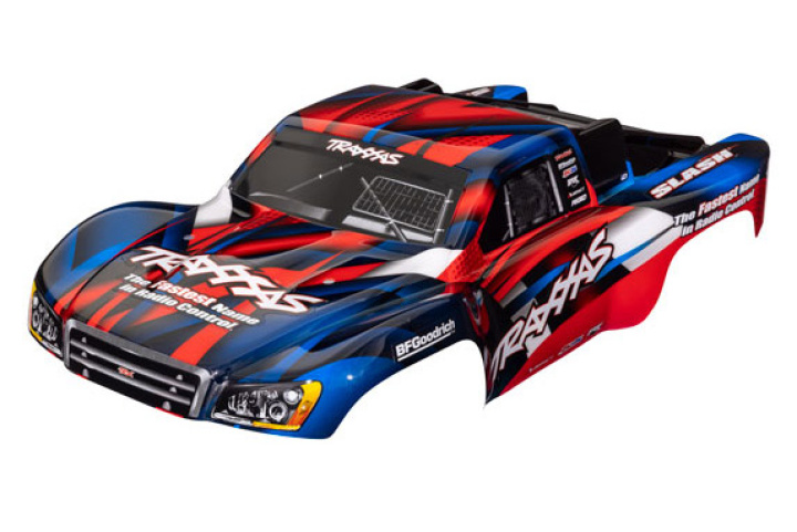 Kaross Slash 2WD/4x4 Röd & Blå Målad* i gruppen Katalog / Övrigt / Kyrkogård hos Minicars Hobby Distribution AB (425851R)