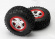 Tires & Wheels SCT/SCT Satin Chrome-Red (14mm) (2)