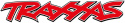 Traxxas Utskuren Vinyldekal Röd 203mm