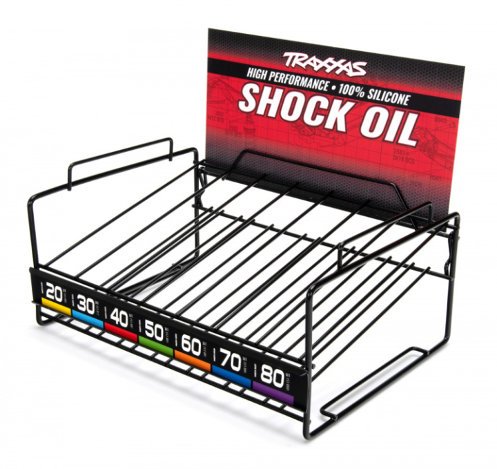 Återförsäljarställ för Silikonolja 60ml i gruppen Katalog / Fabrikat / T / Traxxas / Reklamartiklar hos Minicars Hobby Distribution AB (4261904)
