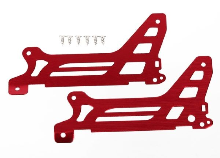 Ram Sidoplatta Yttre Alu Röd (Par) DR-1 i gruppen Katalog / Fabrikat / T / Traxxas / Reservdelar hos Minicars Hobby Distribution AB (426327)