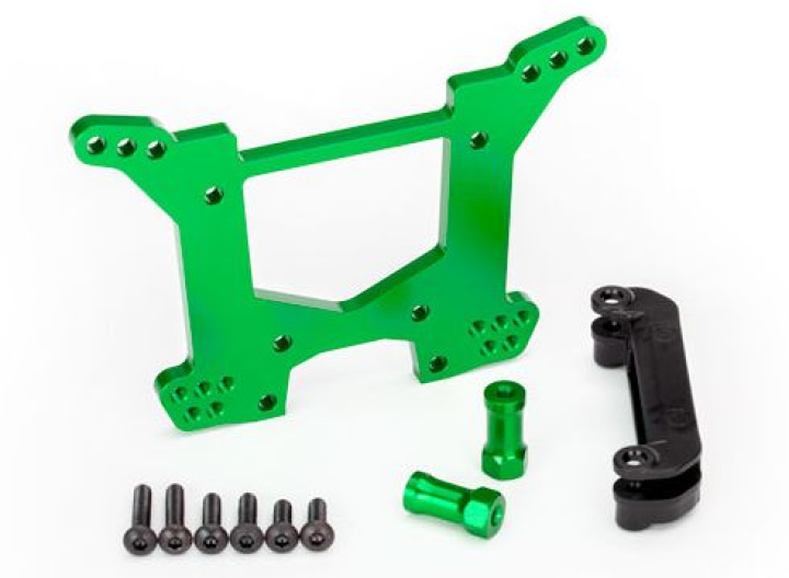 Stötdämpartorn Bak Alu Grön Rustler/Hoss 4x4 i gruppen Katalog / Fabrikat / T / Traxxas / Reservdelar hos Minicars Hobby Distribution AB (426738G)