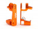 Caster Blocks Alu Orange L+R (2)