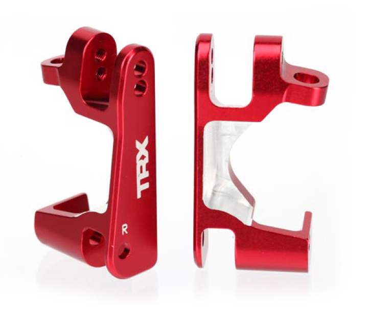 Casterblock Alu Röd V+H (2) i gruppen Katalog / Fabrikat / T / Traxxas / Reservdelar hos Minicars Hobby Distribution AB (426832R)