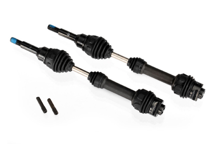 Drivaxel Fram Stål (2) Rustler, Slash, Stampede, Hoss - 4x4 i gruppen Katalog / Fabrikat / T / Traxxas / Reservdelar hos Minicars Hobby Distribution AB (426851R)