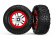 Tires & Wheels SCT S1/S-Spoke Chr.-Red 4WD/2WD Rear TSM (2)