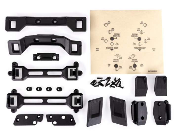 Ombyggnadskit Clipless Kaross Slash 4x4 i gruppen Katalog / Fabrikat / T / Traxxas / Karosser & Tillbehör hos Minicars Hobby Distribution AB (426928)