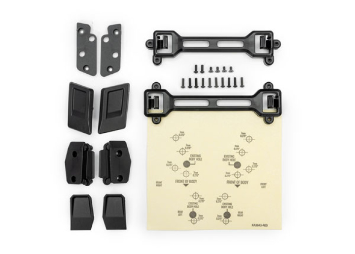 Ombyggnadskit Clipless Kaross Slash i gruppen Katalog / Fabrikat / T / Traxxas / Reservdelar hos Minicars Hobby Distribution AB (426934)