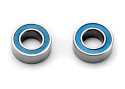 Kullager 4x8x3mm Gummitätat Blå (2)