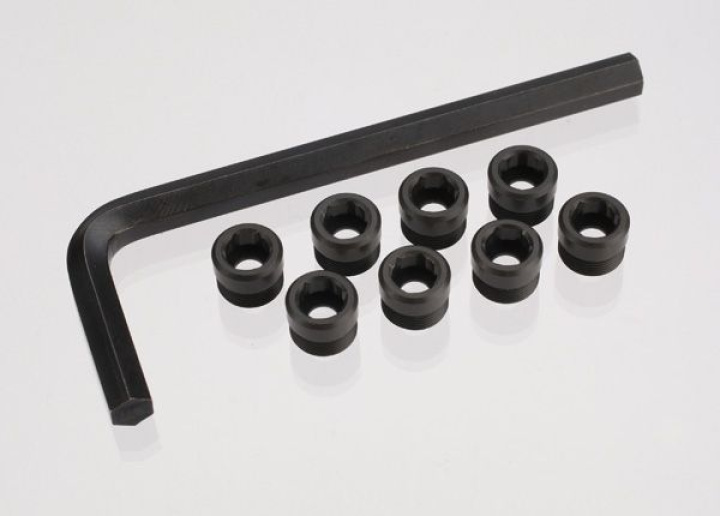 Distansmutter Alu för Bärarm (8) 1/16 i gruppen Katalog / Fabrikat / T / Traxxas / Reservdelar hos Minicars Hobby Distribution AB (427033X)
