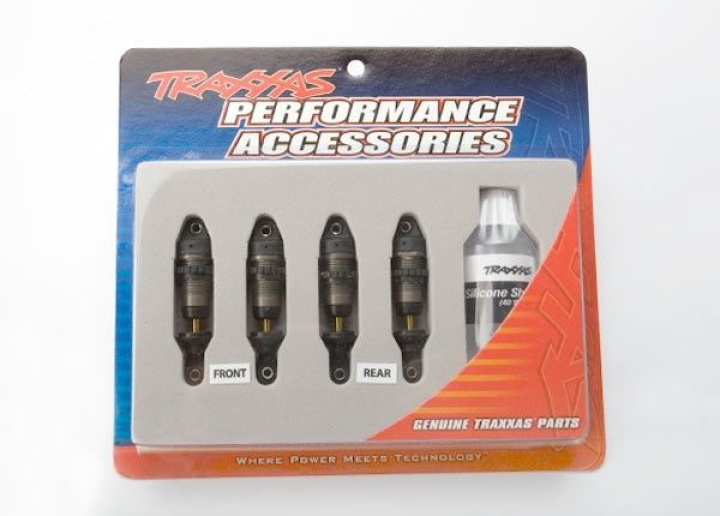 Stötdämpare Härdade (4) TRX-4 TRAXX, 1/16 i gruppen Katalog / Fabrikat / T / Traxxas / Reservdelar hos Minicars Hobby Distribution AB (427061X)