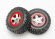 Tires & Wheels SCT/SCT-Red Chrome 1/16 (2)