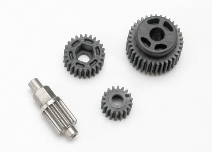 Drevsats Växellåda 1/16 i gruppen Katalog / Fabrikat / T / Traxxas / Reservdelar hos Minicars Hobby Distribution AB (427093)