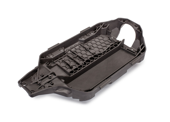 Chassi Bottenplatta Grafitgrå Jato 4x4 i gruppen Katalog / Fabrikat / T / Traxxas / Reservdelar hos Minicars Hobby Distribution AB (427422-DKGRY)