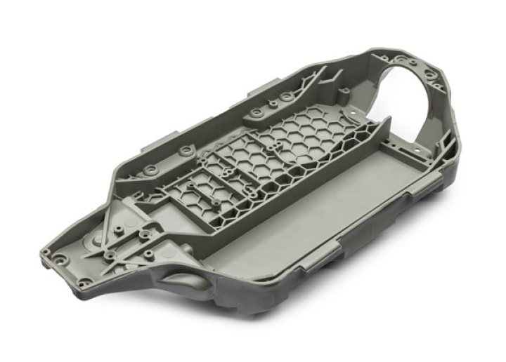 Chassi Bottenplatta Grå Jato 4x4 i gruppen Katalog / Fabrikat / T / Traxxas / Reservdelar hos Minicars Hobby Distribution AB (427422-GRAY)