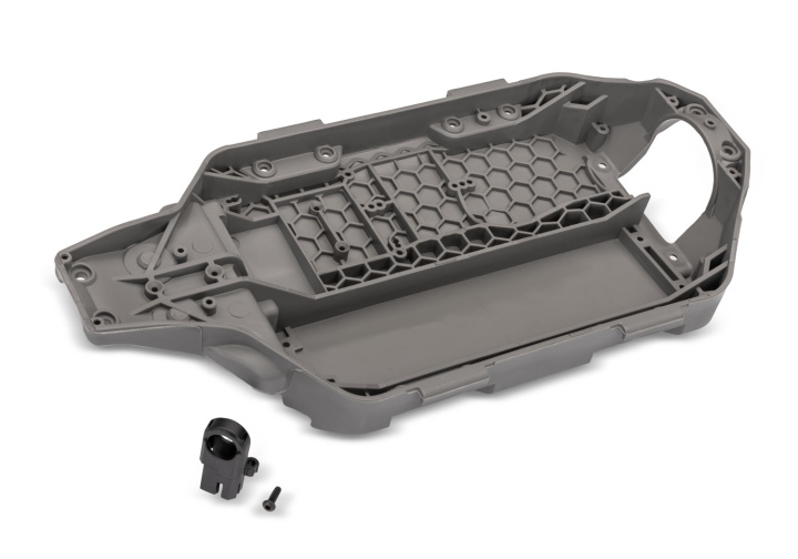 Chassisplatte Grau Slash 4x4 in der Gruppe Katalog / Hersteller / T / Traxxas / Spare Parts bei Minicars Hobby Distribution AB (427422X-GRAY)