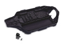 Chassisplatte Stahlgrau Slash 4x4