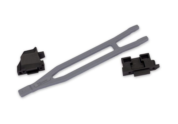 Batterihållare Skiffergrå Slash 4x4 i gruppen Katalog / Fabrikat / T / Traxxas / Reservdelar hos Minicars Hobby Distribution AB (427426-SLGRY)
