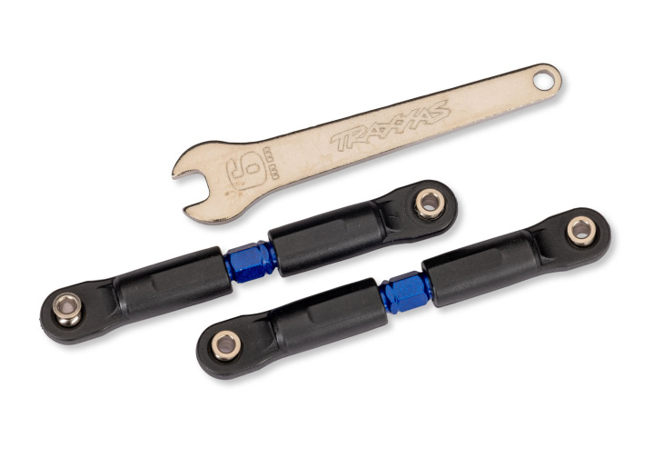 Camber/Toe Links Rear X-Short Adjustable Steel Blue (2) in the group Catalog / Brands / T / Traxxas / Spare Parts at Minicars Hobby Distribution AB (427491-BLUE)