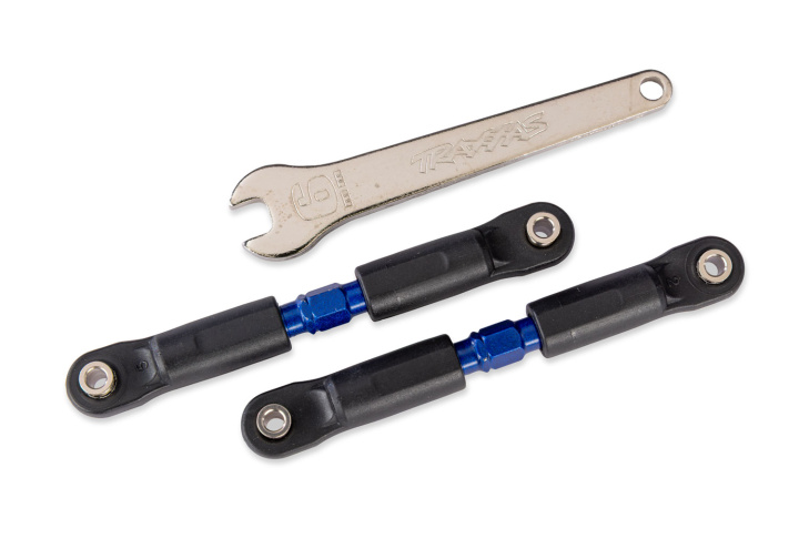 Camber-/Spurstangen hinten Short einstellbar Stahl Blau (2) in der Gruppe Katalog / Hersteller / T / Traxxas / Spare Parts bei Minicars Hobby Distribution AB (427492-BLUE)