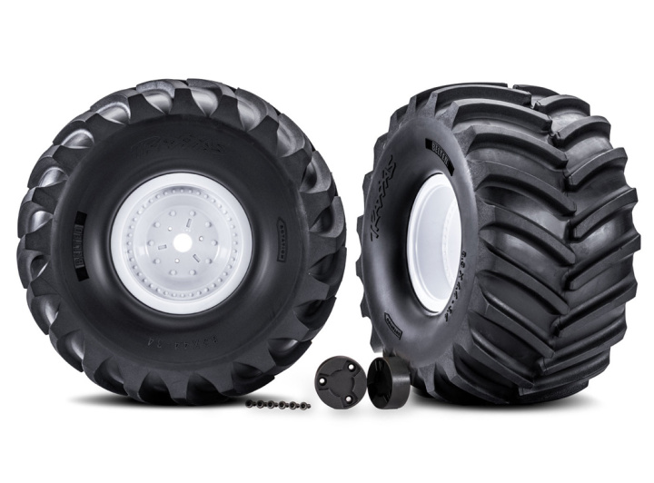 Tires & Wheels Terra Groove White X-Maxx MT (2) in the group Catalog / Accessories & Parts / Car Tires & Wheels / Tire Large Scale at Minicars Hobby Distribution AB (427689)