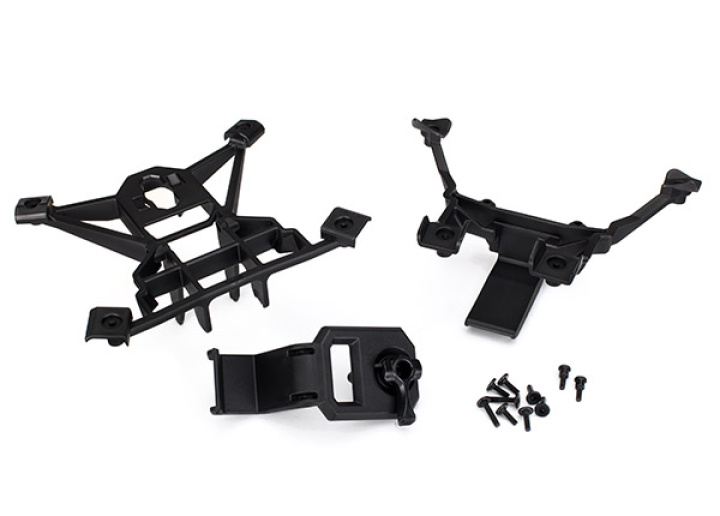 Karossfästen Fram och Bak Set X-Maxx i gruppen Katalog / Fabrikat / T / Traxxas / Reservdelar hos Minicars Hobby Distribution AB (427715)