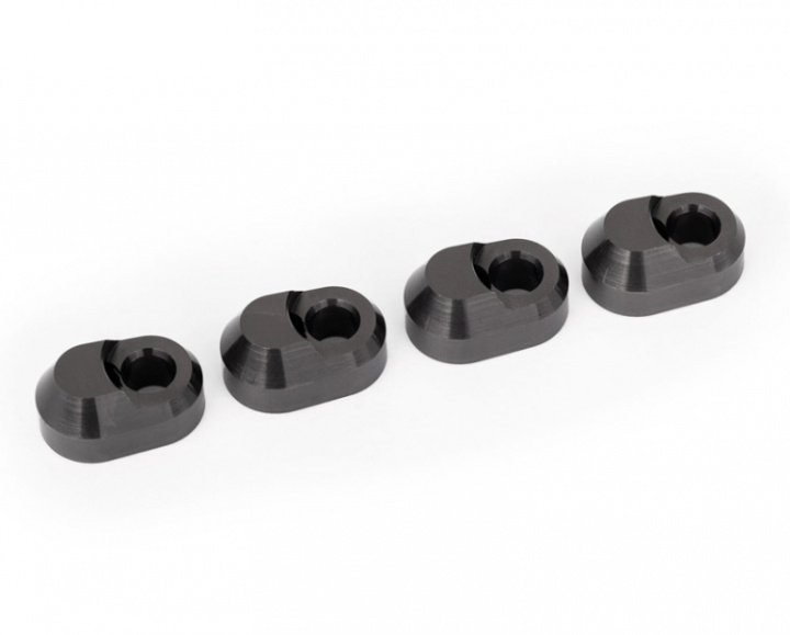 Hållare Stötdämparaxel Alu Grå (4) X-Maxx, XRT i gruppen Katalog / Fabrikat / T / Traxxas / Tillbehör hos Minicars Hobby Distribution AB (427743-GRAY)