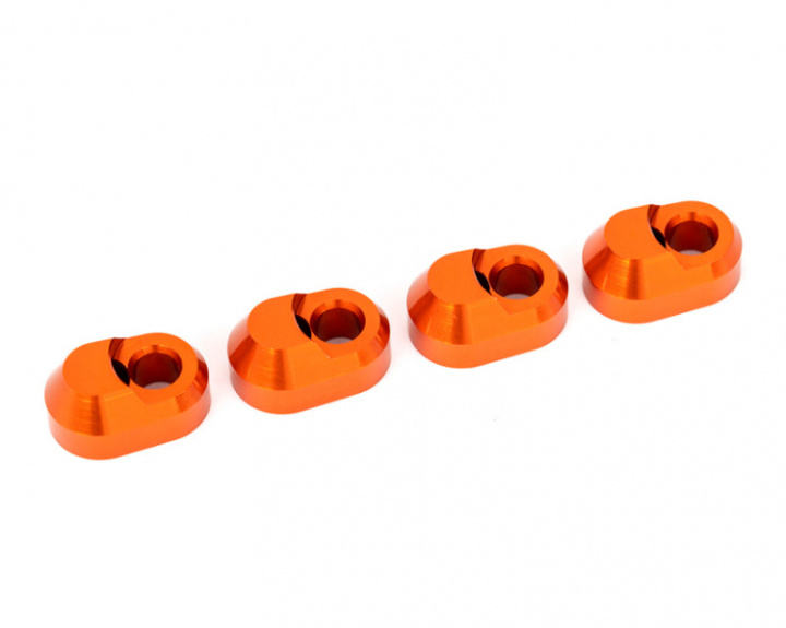 Hållare Stötdämparaxel Alu Orange (4) X-Maxx, XRT i gruppen Katalog / Fabrikat / T / Traxxas / Tillbehör hos Minicars Hobby Distribution AB (427743-ORNG)