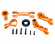 Armar & Parallellstag Styrning Set Alu Orange X-Maxx