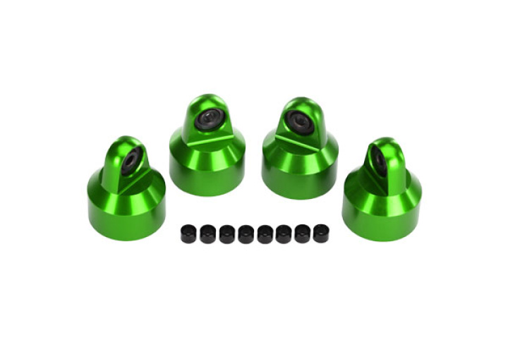Stötdämpartopp Alu Grön (för GTX #7761,7861) (4) i gruppen Katalog / Fabrikat / T / Traxxas / Reservdelar hos Minicars Hobby Distribution AB (427764G)
