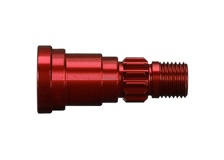 Hjulaxel Alu Röd (för drivaxel #7750X) X-Maxx, XRT i gruppen Katalog / Fabrikat / T / Traxxas / Reservdelar hos Minicars Hobby Distribution AB (427768R)
