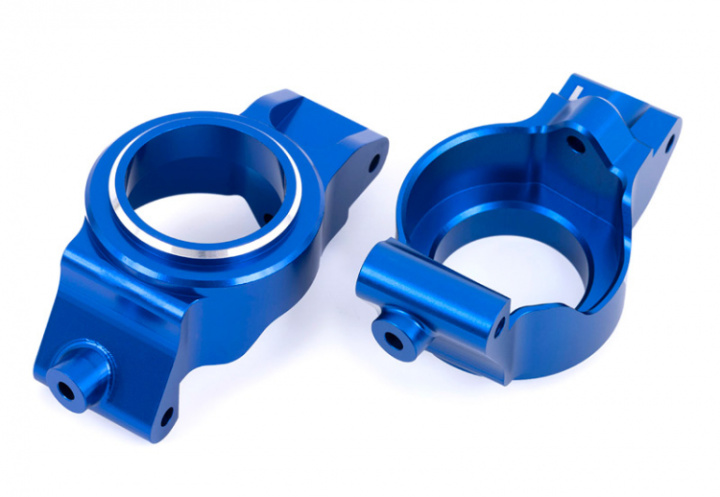 Styrspindelhållare H+V (Par) Alu Blå X-Maxx, XRT i gruppen Katalog / Fabrikat / T / Traxxas / Tillbehör hos Minicars Hobby Distribution AB (427832-BLUE)