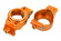 Caster Blocks L+R (Pair) Alu Orange X-Maxx, XRT