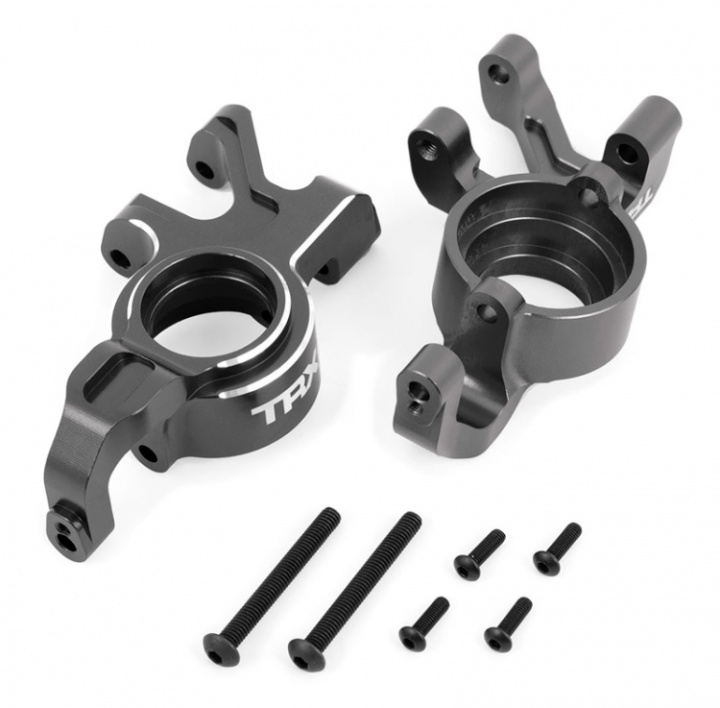 Styrspindel H&V (Par) Alu Grå X-Maxx, XRT i gruppen Katalog / Fabrikat / T / Traxxas / Tillbehör hos Minicars Hobby Distribution AB (427836-GRAY)