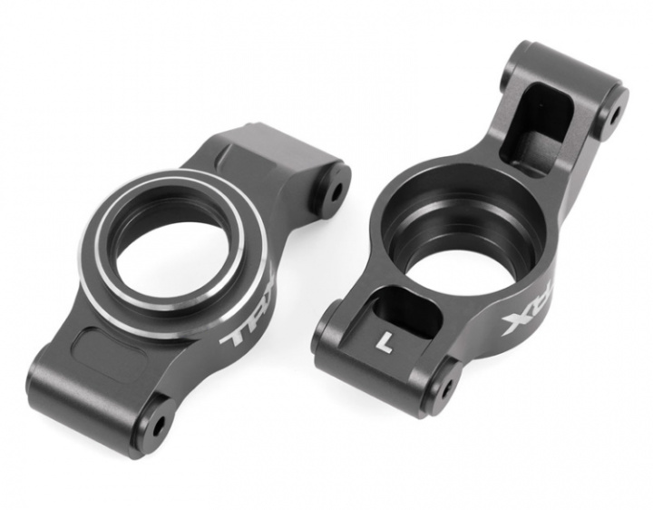 Hjulkonsoll Bak H&V (Par) Alu Grå X-Maxx, XRT i gruppen Katalog / Fabrikat / T / Traxxas / Tillbehör hos Minicars Hobby Distribution AB (427852-GRAY)