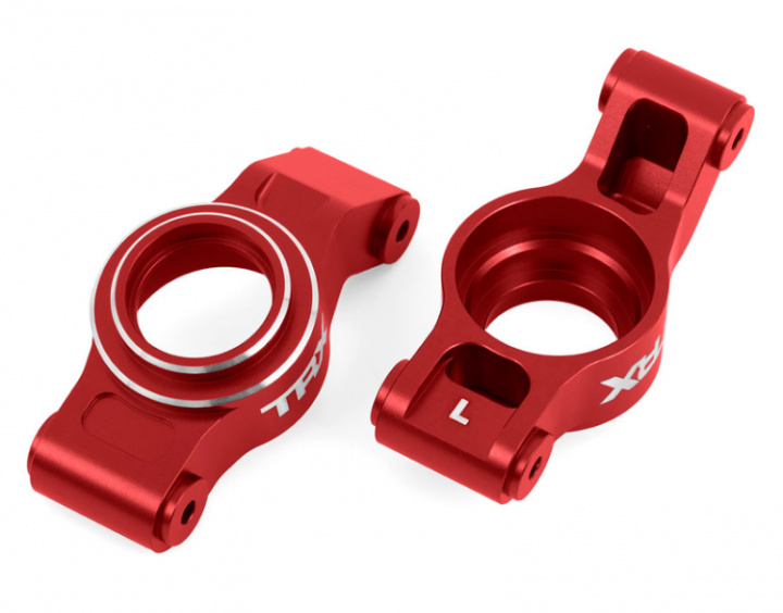 Hjulkonsoll Bak H&V (Par) Alu Röd X-Maxx, XRT i gruppen Katalog / Fabrikat / T / Traxxas / Reservdelar hos Minicars Hobby Distribution AB (427852-RED)