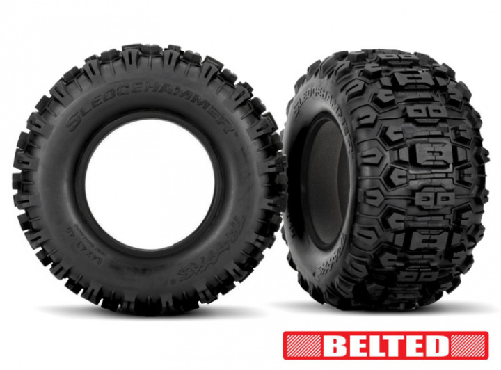 Däck Sledgehammer Förstärkta (2) XRT, X-Maxx i gruppen Katalog / Fabrikat / T / Traxxas / Däck & Fälg hos Minicars Hobby Distribution AB (427870)
