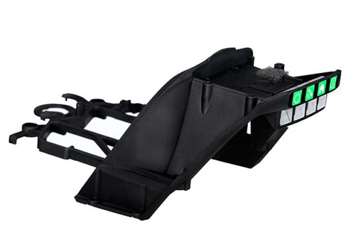 Kropp/Chassi övre Svart, Aton i gruppen Katalog / Fabrikat / T / Traxxas / Reservdelar hos Minicars Hobby Distribution AB (427925)