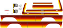Decal sheet 1979 Bronco Sunset