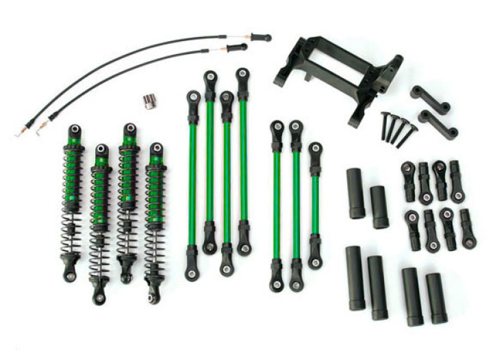 Höjningssats Grön Komplett TRX-4 i gruppen Katalog / Fabrikat / T / Traxxas / Reservdelar hos Minicars Hobby Distribution AB (428140-GRN)
