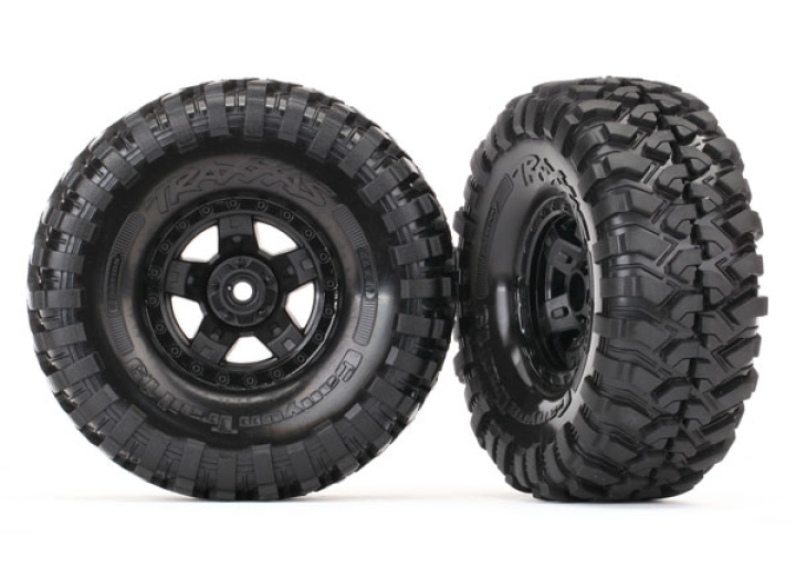 Däck & Fälg Canyon Trail/TRX-4 Svart 1.9
