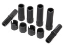 Kardanaxel Set (Enbart Plastdelarna) TRX-4/6* (Ersatt av #8250X + #8139)