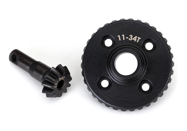 Ringdrev och Piniondrev Differential 11/34T (CNC) TRX-4/6 i gruppen Katalog / Fabrikat / T / Traxxas / Reservdelar hos Minicars Hobby Distribution AB (428279R)