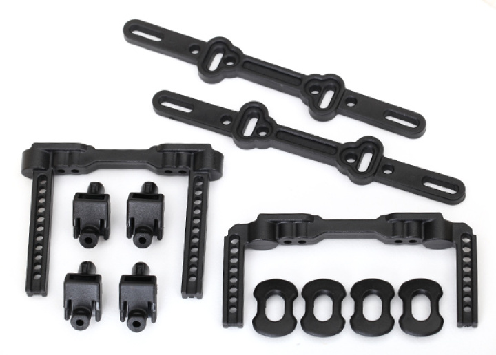 Karossfästen Fram och Bak Justerbara Set 4-Tec i gruppen Katalog / Fabrikat / T / Traxxas / Reservdelar hos Minicars Hobby Distribution AB (428316)