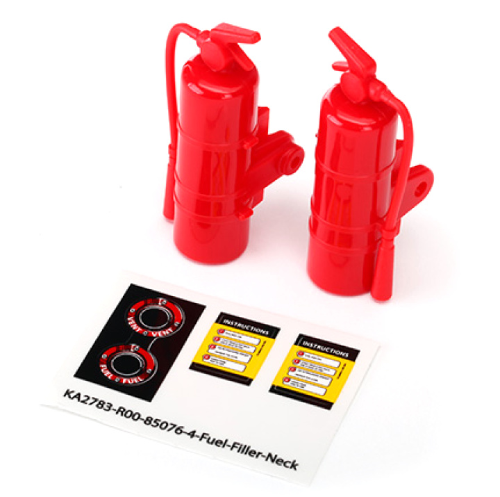 Brandsläckare Röd (2) UDR, TRX-4 i gruppen Katalog / Fabrikat / T / Traxxas / Reservdelar hos Minicars Hobby Distribution AB (428422)