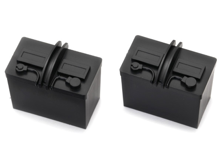 Batteriattrapper Svart (2) UDR i gruppen Katalog / Fabrikat / T / Traxxas / Reservdelar hos Minicars Hobby Distribution AB (428426)