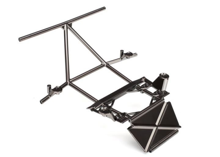 Rörchassi Mittsektion Fram Svart krom UDR i gruppen Katalog / Fabrikat / T / Traxxas / Reservdelar hos Minicars Hobby Distribution AB (428431X)